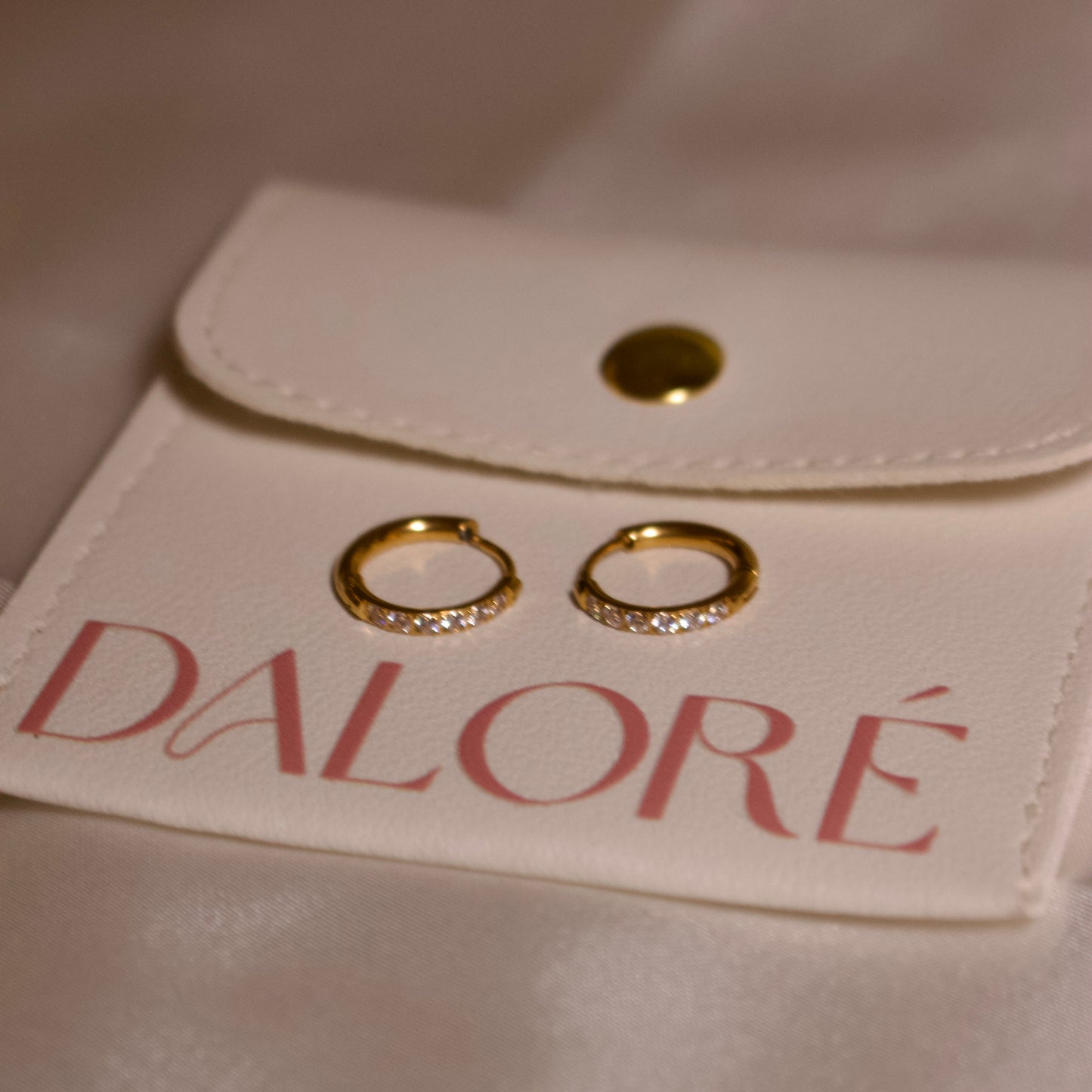 SHIMMER Huggie Hoops