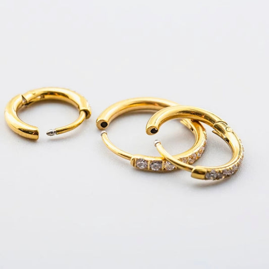 SHIMMER Huggie Hoops